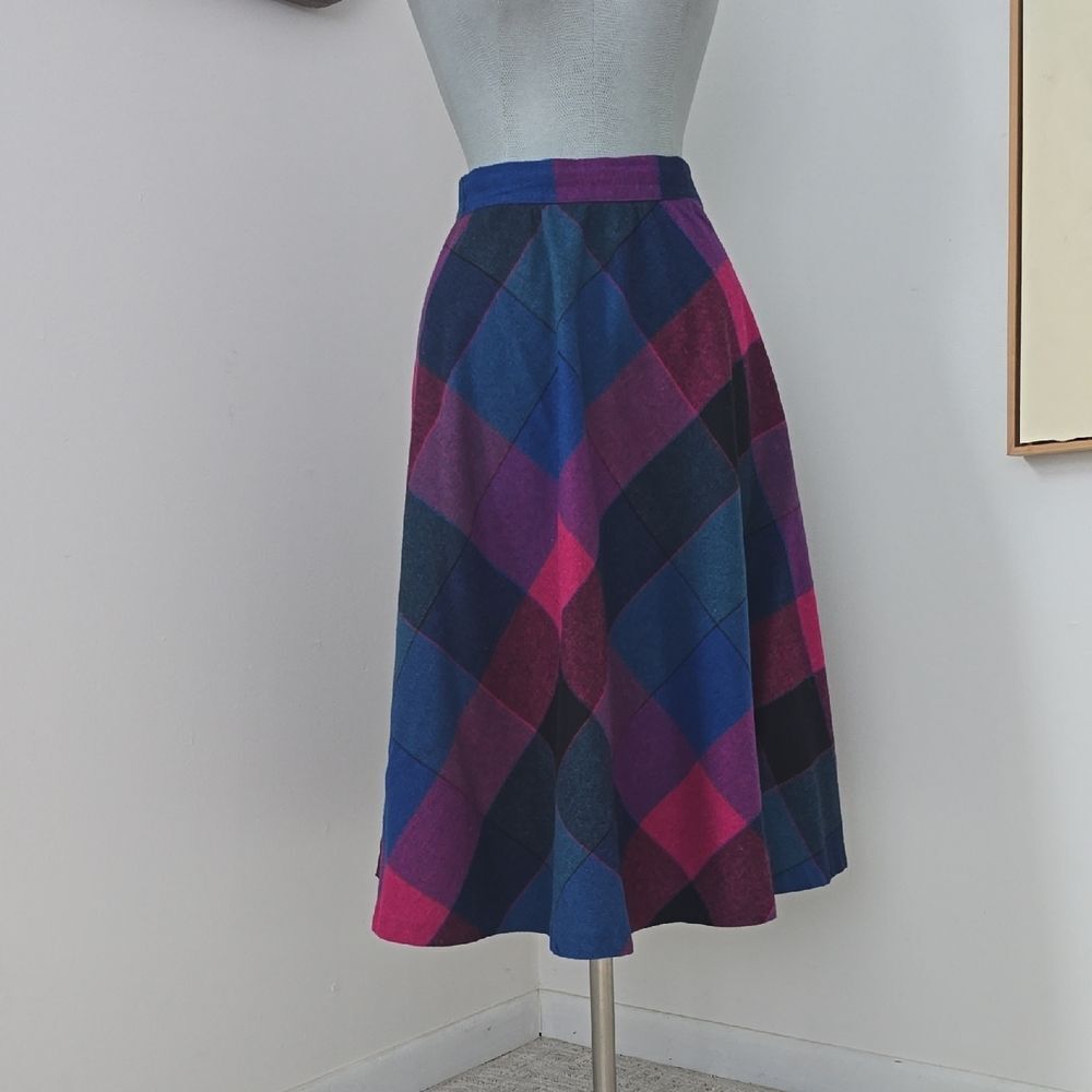 JC Penny | Plaid A-Line Skirt - Multicolor - Picture 2 of 11